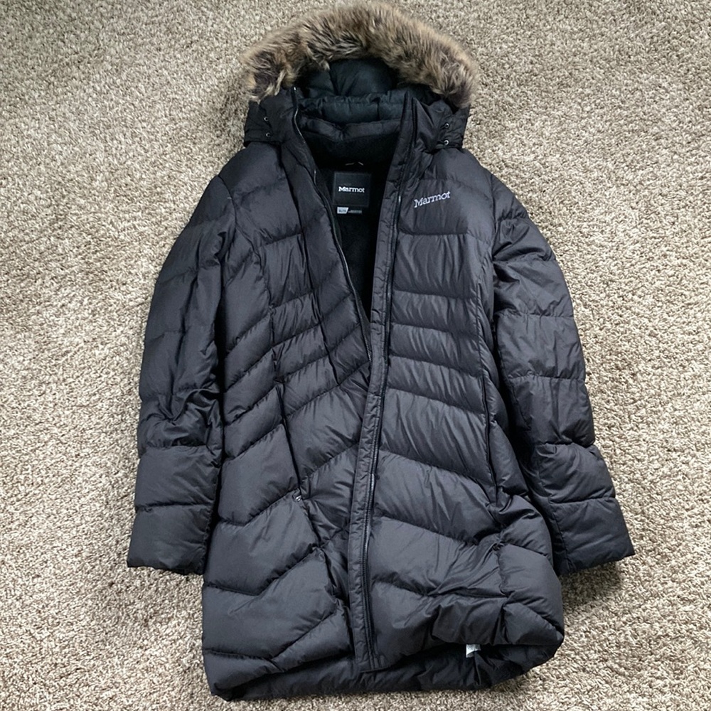 Women’s Marmot Long Hooded Winter Coat